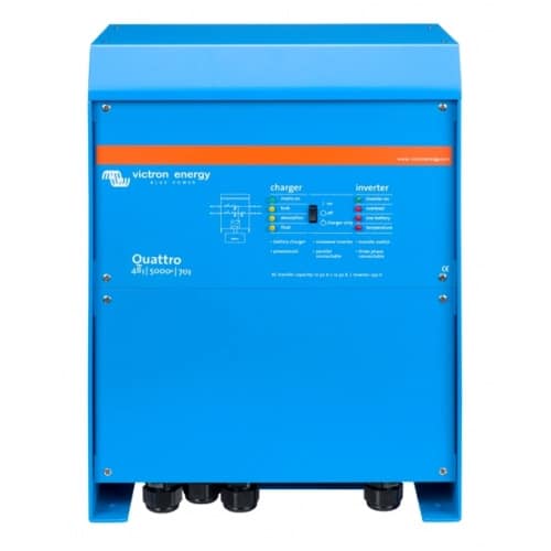 Victron Energy Quattro 24/5000/120-100/100 - Inverter Καθαρού Ημιτόνου για Φωτοβολταϊκά
